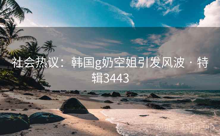社会热议：韩国g奶空姐引发风波 · 特辑3443